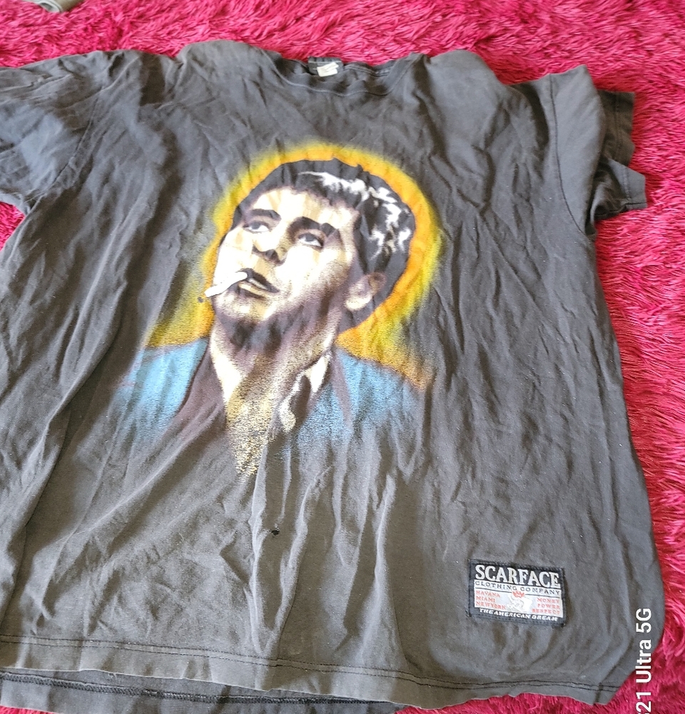 Scarface Graphic Men's Black T-Shirt